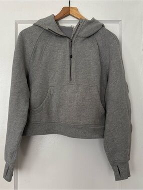 Lululemon grey scuba sweater